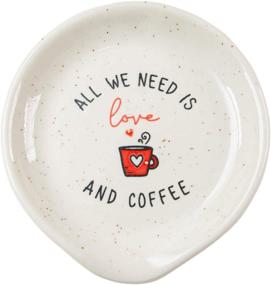 img 3 attached to ☕ VILIGHT Coffee Spoon Rests - Enhance Your Coffee Station with Stylish Coffee Bar Accessories - Perfect Gift Idea for Coffee Lovers: All We Need Is Love and Coffee