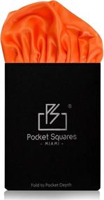 img 4 attached to Pocket Squares Miami Square White: Elevate Your Style With a Classic Touch