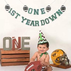 img 2 attached to Football Birthday Year Down Banner