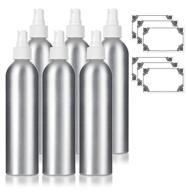 aluminum empty refillable white bottles logo