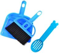 🧹 convenient yu-xiang 3 pack hamster mini dustpan and broom set: ideal sweeper for small animal cages - guinea pigs, chinchillas, hedgehogs логотип