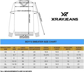 img 2 attached to XRAY Boys V Neck Sweater Middleweight Boys' Clothing at Sweaters