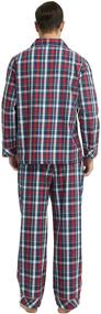 img 3 attached to Red Blue Vulcanodon Cotton Pajama Sleepwear Set