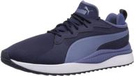 👟 puma quarry gray violet asphalt pacer sneaker for men - shoes логотип