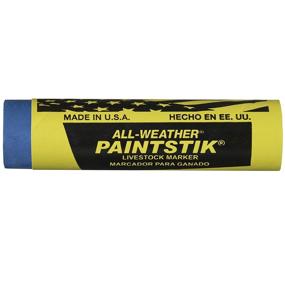 img 2 attached to 🔵 Маркер для животных All-Weather-61025 Paintstik, синий, 1x4 дюйма, упаковка из 12 штук.