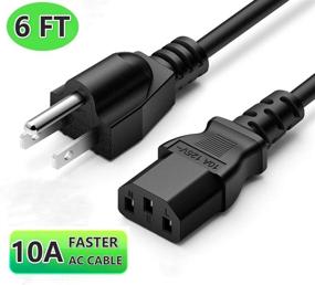 img 2 attached to 🔌 Кабель питания высокого качества длиной 6 футов для телевизора LG 42LF11 42LG20 42LG30 42LG30DC 42LG50 42LG70 42LK450 42LK550 42LK520 32LV2500 42CS570 55LW5600 55LW5300 55LW5700 55LW6500 32LG30