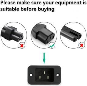 img 1 attached to 🔌 Кабель питания высокого качества длиной 6 футов для телевизора LG 42LF11 42LG20 42LG30 42LG30DC 42LG50 42LG70 42LK450 42LK550 42LK520 32LV2500 42CS570 55LW5600 55LW5300 55LW5700 55LW6500 32LG30