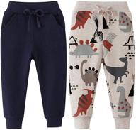 qin orianna sweatpants dinosaur 2pcs navyblack bluedino boys' clothing and pants logo