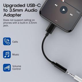 img 2 attached to Адаптер наушников с цифровым аудиовыходом USB C к 3,5 мм для iPad Pro/Google Pixel/Samsung S21 - преобразователь аудио сигнала типа C Aux высокого качества