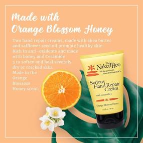 img 3 attached to The Naked Bee Orange Blossom Honey Hand Repair Cream Lotion with Ceramide 3 - 2 Pack