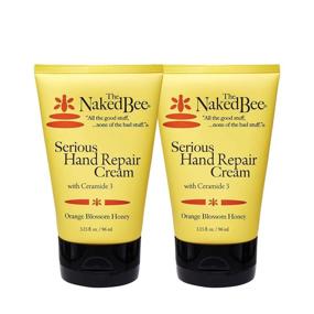 img 4 attached to The Naked Bee Orange Blossom Honey Hand Repair Cream Lotion with Ceramide 3 - 2 Pack