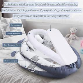 img 2 attached to 🏠 Houseyuan Co-Sleeping Baby Breathable Traveling Essential: A Must-Have for Kids' Home Store!