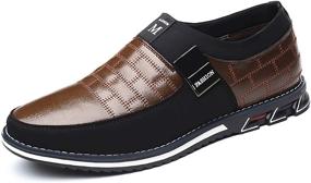 img 2 attached to 👞 COSIDRAM Sneakers Loafers: The Perfect Breathable Business Men's Shoes