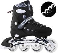 adjustable inline skates outdoor beginners logo