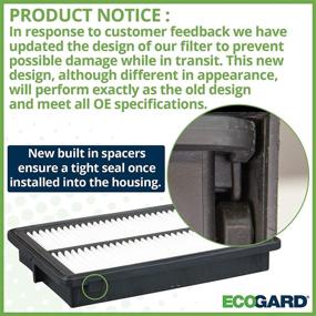 img 1 attached to ECOGARD XA10426 Превосходный воздушный фильтр для двигателя: Идеально подходит для моделей Hyundai Sonata & Tucson 2015-2021.