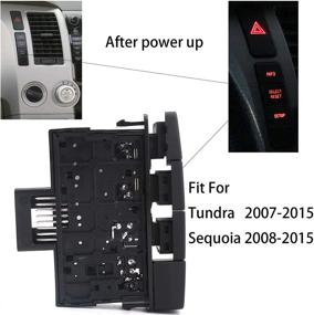 img 2 attached to 🚗 Xiaoyudou Drive Monitoring Information Switch Modification for Toyota Tundra 2007-2015 & Sequoia 2008-2015 | 84977-0C020 Replacement