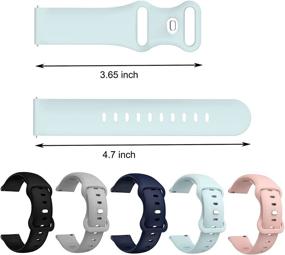 img 1 attached to Silicone Replacement Kids，Soft Smartwatch Compatible