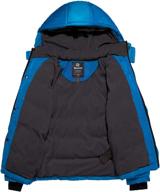 🧥 shop the cozy and stylish wantdo boy's puffer jacket: winter coat with detachable hood logo