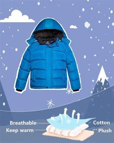 img 1 attached to 🧥 Shop the Cozy and Stylish Wantdo Boy's Puffer Jacket: Winter Coat with Detachable Hood