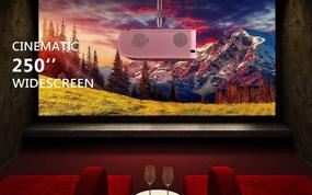 img 2 attached to GXX G1 Outdoor Movie Projector, 9500 LUX Portable 5G WiFi Full HD 1080P Projector for Home Theater, Compatible with Smartphone Screens, HDMI TV Stick, PS5 - Supports 4K