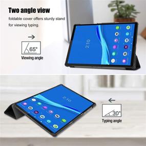 img 2 attached to 📱 ProCase Lenovo Tab M10 FHD Plus Case 10.3 Inch - Slim Lightweight Smart Cover Stand for Lenovo Tab M10 Plus TB-X606F TB-X606X - Black