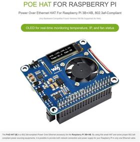 img 1 attached to 🔌 Raspberry Pi Power Over Ethernet HAT (Type B) 802.3af - Requires Power-Sourcing Equipment - Waveshare