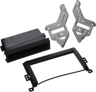 🚗 scosche scn2059b: комплект панели приборов double din для scion tc 2005-10 с удалением открывающейся двери логотип