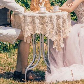 img 2 attached to 🧶 Macrame Tablecloth - Embroidered Rectangular ARTABLE