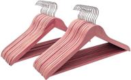 👗 fairyhaus 24-pack of natural cedar hangers - smooth finish wooden coat suit hangers, slim & flat cedar wood shirt hangers with 360° rotating hook, durable cedar clothes hangers логотип