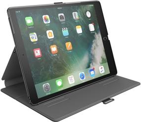 img 1 attached to Speck Products Balance FOLIO Case and Stand, Black/Slate Grey, Compatible 📱 with Apple iPad 9.7-inch (2017/2018, also fits 9.7-inch iPad Pro, iPad Air 2/Air)