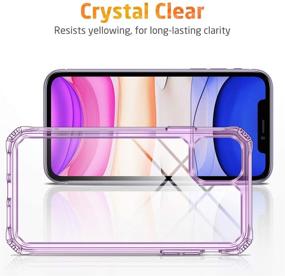img 1 attached to ESR Air Armor Case Compatible With IPhone 11 [Shock-Absorbing] [Scratch-Resistant] [Military Grade Protection] Hard PC Flexible TPU Frame