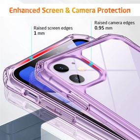 img 2 attached to ESR Air Armor Case Compatible With IPhone 11 [Shock-Absorbing] [Scratch-Resistant] [Military Grade Protection] Hard PC Flexible TPU Frame