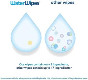 img 2 attached to 😊 WaterWipes Original Baby Wipes: Gentle, Unscented, and Hypoallergenic for Sensitive Newborn Skin - 3 Packs (180 Count)