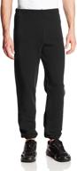 👖 men's russell athletic dri-power hemmed elastic closed bottom fleece sweatpants logo