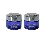 💤 pack of 2 olay regenerist retinol 24 night eye cream - vitamin b3 - fragrance free 0.5 fl oz (15 ml) each logo