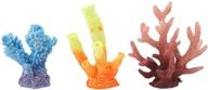 ๐ 3-piece artificial resin coral plants decor set for aquarium, fish tank landscaping and ornamentation logo