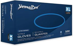 img 1 attached to 🧤 VersaPro N730 Nitrile Gloves: High-Quality, Powder-Free General Purpose Gloves