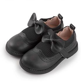 img 3 attached to Zoolar Toddler School Comfort Uniform Girls' Shoes in Flats