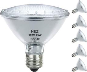 img 4 attached to 🔦 6-Pack PAR30 Short Neck Halogen Light Bulbs - 75W 120V, Dimmable, E26 Medium Base, 3000K Warm White, 40 Degree Narrow Flood for Recessed Trim Lighting, Track Light