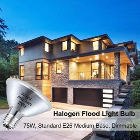 img 2 attached to 🔦 6-Pack PAR30 Short Neck Halogen Light Bulbs - 75W 120V, Dimmable, E26 Medium Base, 3000K Warm White, 40 Degree Narrow Flood for Recessed Trim Lighting, Track Light