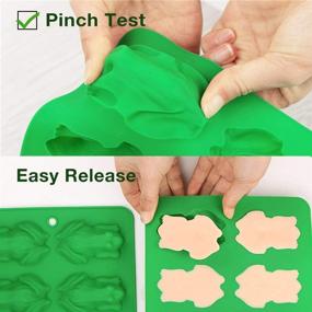 img 1 attached to Webake Chocolate Molds Frog Candy Mold 2 Pack - Versatile Silicone Molds for Jello, Keto Fat Bombs, Crayons, Gelatin, Cake Decoration, Soap, Resin - Green