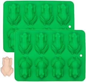 img 2 attached to Webake Chocolate Molds Frog Candy Mold 2 Pack - Versatile Silicone Molds for Jello, Keto Fat Bombs, Crayons, Gelatin, Cake Decoration, Soap, Resin - Green