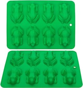 img 4 attached to Webake Chocolate Molds Frog Candy Mold 2 Pack - Versatile Silicone Molds for Jello, Keto Fat Bombs, Crayons, Gelatin, Cake Decoration, Soap, Resin - Green