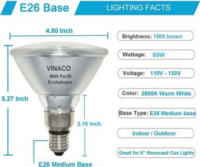 img 1 attached to Outdoor Halogen Brightness Equivalent Dimmable