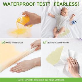 img 3 attached to Waterproof Mattress Protector Protective Hypoallergenic
