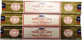 img 2 attached to Satya Nag Champa Tree of Life Incense Sticks - Set of 3 (15g Each) for Enhanced SEO