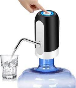 img 4 attached to 🚰 Convenient USB Rechargeable Water Bottle Pump: Hassle-free 5 Gallon Automatic Water Dispenser & Portable Electric Switch