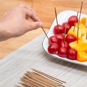 img 2 attached to 🐼 Bamboo Toothpick Cleaning Holders: Eco-Friendly Option for Toothpick Storage