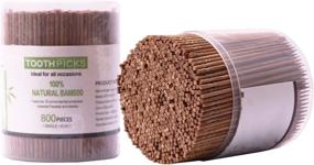 img 4 attached to 🐼 Bamboo Toothpick Cleaning Holders: Eco-Friendly Option for Toothpick Storage