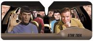 🖖 star trek car windshield sun shade: the ultimate novelty accessory for sci-fi fans - universal size with licensed scifi artwork - ideal gift for birthdays, holidays, graduation, and more! logo